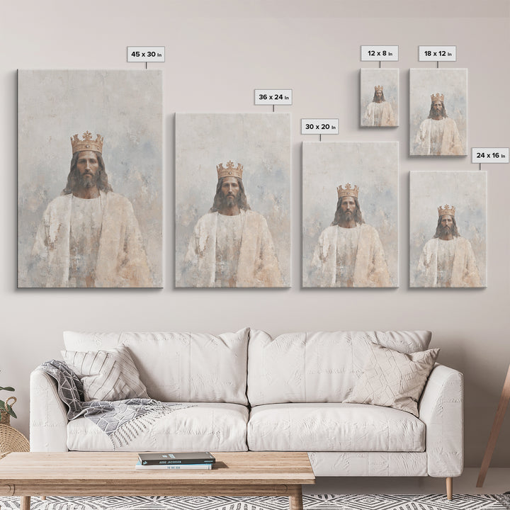 Crown Of Mercy - Framed Canvas Print - Christian Wall Art - Christian Art Canvas - Jesus Painting - Christmas Art - Christian Gifts - Faith