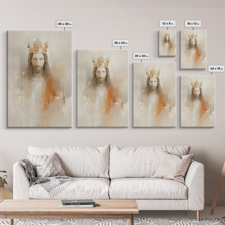 Holy Light Reverie - Framed Canvas Print - Christian Art Canvas - Christian Wall Art - Jesus Painting - Christian Decor - Christmas Art - F