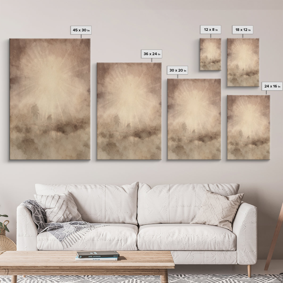 Divine Light – Framed Canvas Print – Christian Art – Christian Wall Art – Christian Art Canvas – Moody Christian Art – Christmas Wall Art –