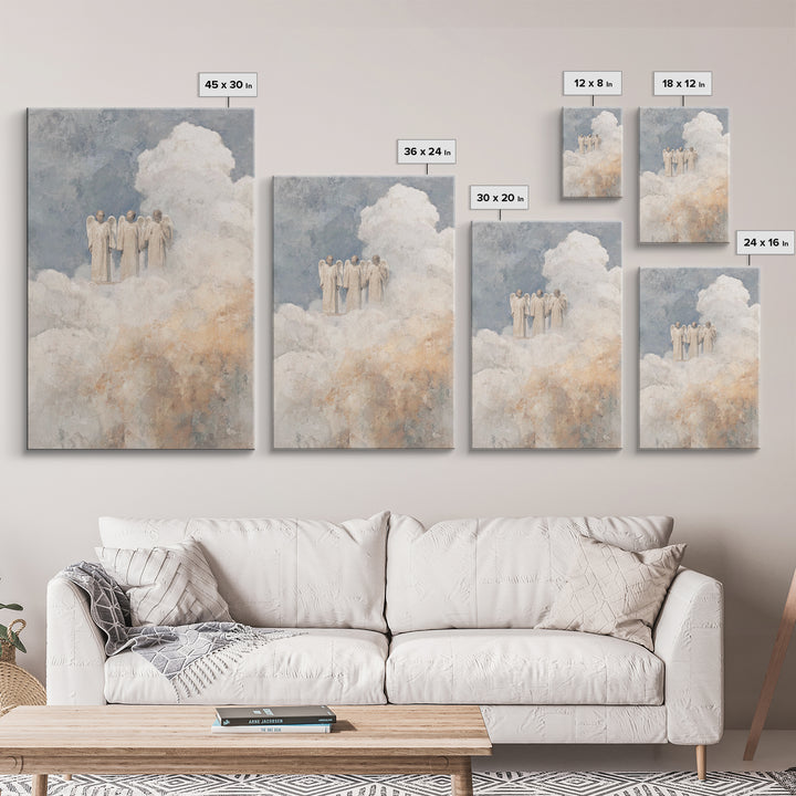 Ascension Grace – Framed Canvas Print – Christian Art – Christian Wall Art – Vintage Christian Art – Christian Art Canvas – Large Christian