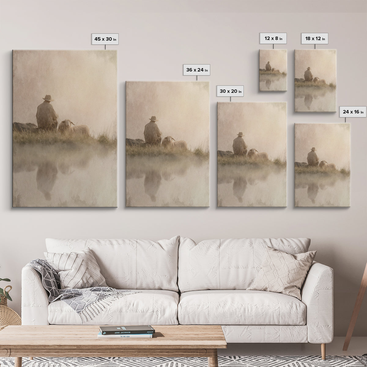 Morning Promise – Framed Canvas Print – Christian Art Canvas – Christian Wall Art – Subtle Christian Art – Christian Christmas Art – Christ