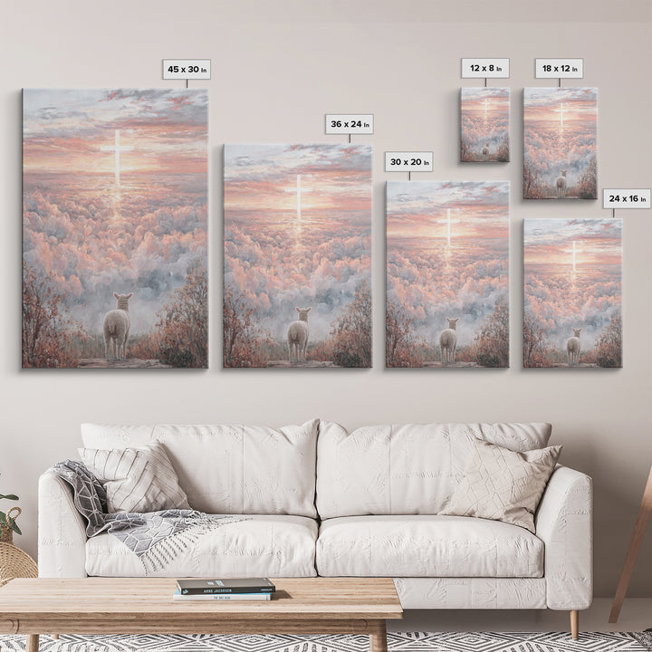 Radiant Mercy, Framed Canvas Print, Christian Wall Art, Christian Art Painting, Jesus Christmas Art, Large Christian Painting, Christian De