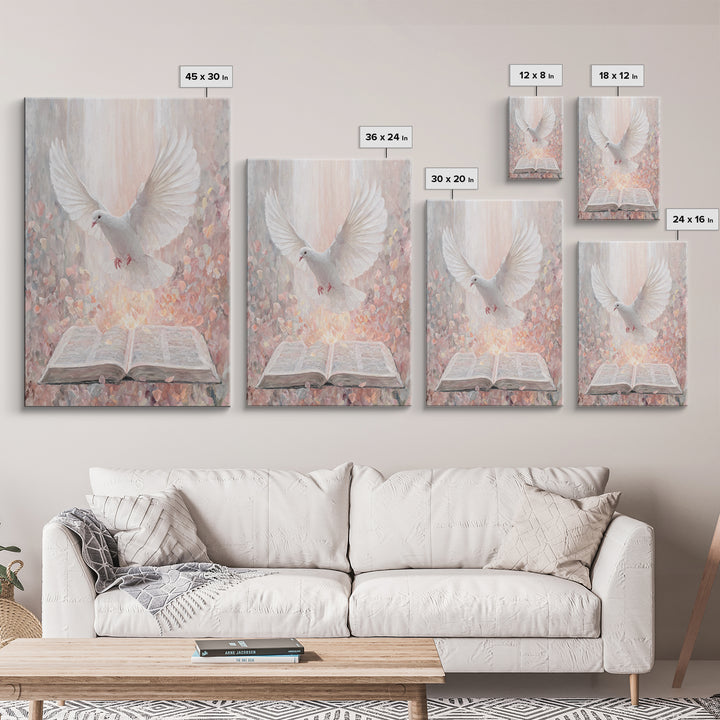 Graceful Promise – Framed Canvas Print – Christian Art Canvas – Christian Wall Art – Modern Christian Art – Christian Gift Ideas – Christma