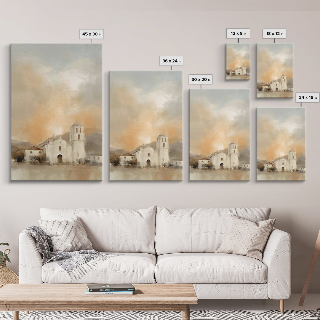 Sanctuary Sunrise - Framed Canvas Print - Christian Art Canvas - Christian Wall Art - Christian Art Print - Christian Christmas Art - Jesus
