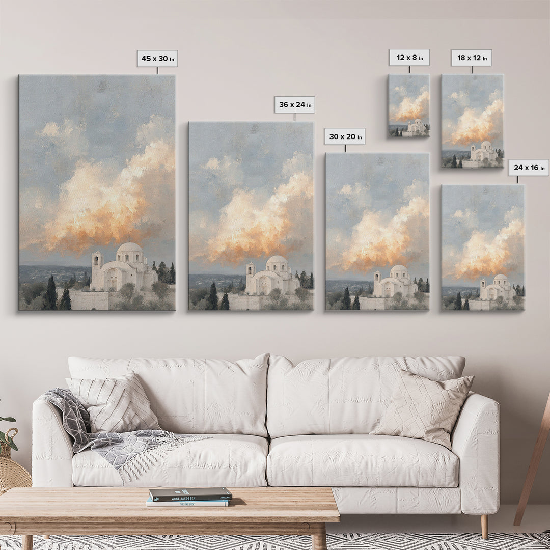 Clouds of Glory – Framed Canvas Print – Christian Art Print – Christian Wall Art – Christian Art Canvas – Modern Christian Art – Christian