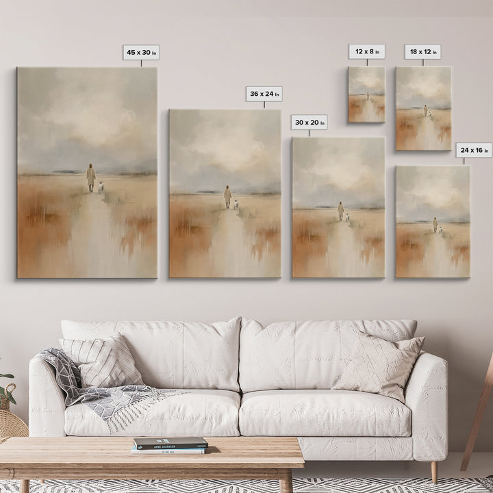 Shepherds Path Grace – Framed Canvas Print – Christian Wall Art – Jesus Painting – Christian Art Canvas – Christian Christmas Art – Christi