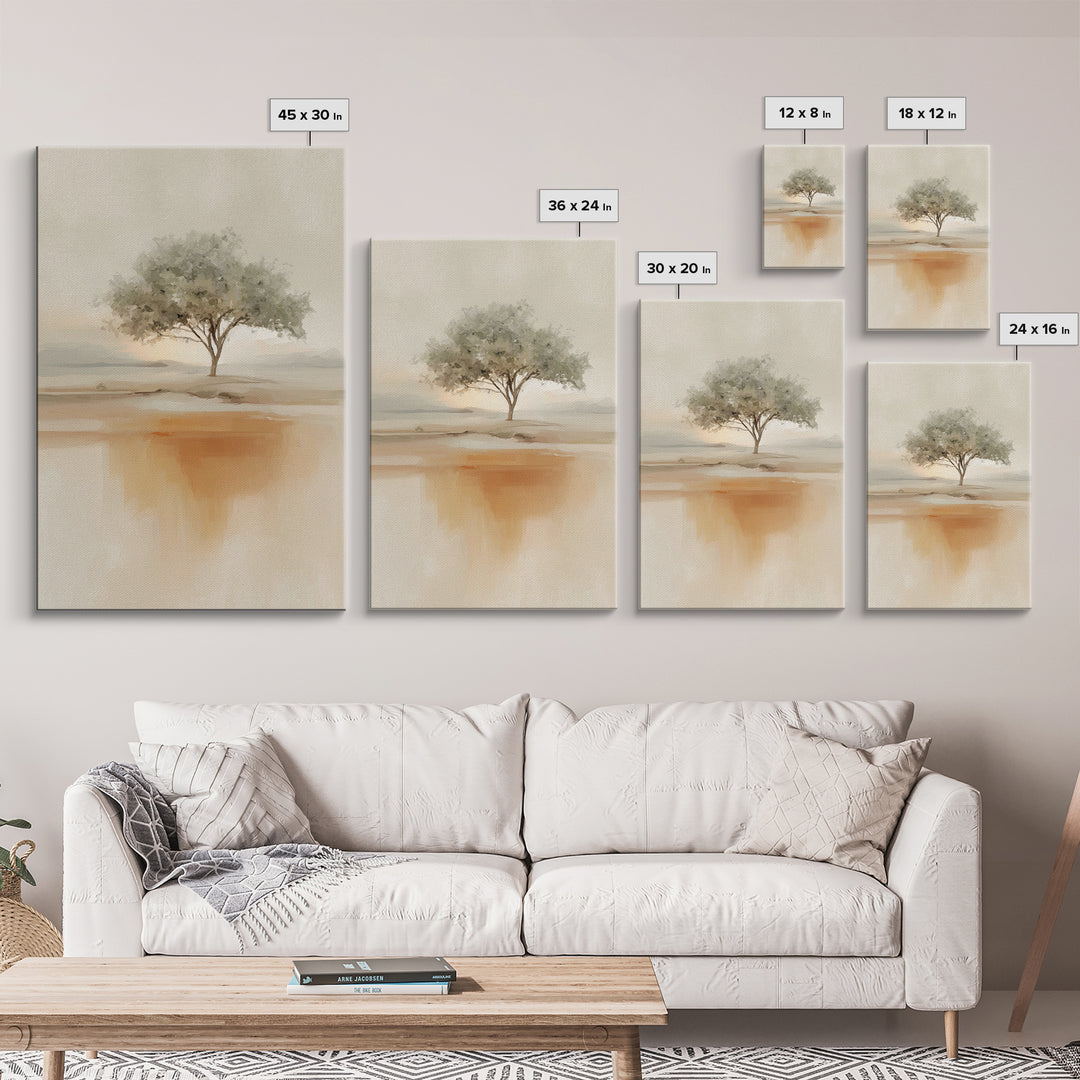 Rooted In Hope | Framed Canvas Print | Christian Wall Art | Christian Art Canvas | Unique Christian Art | Christian Decor | Subtle Christia