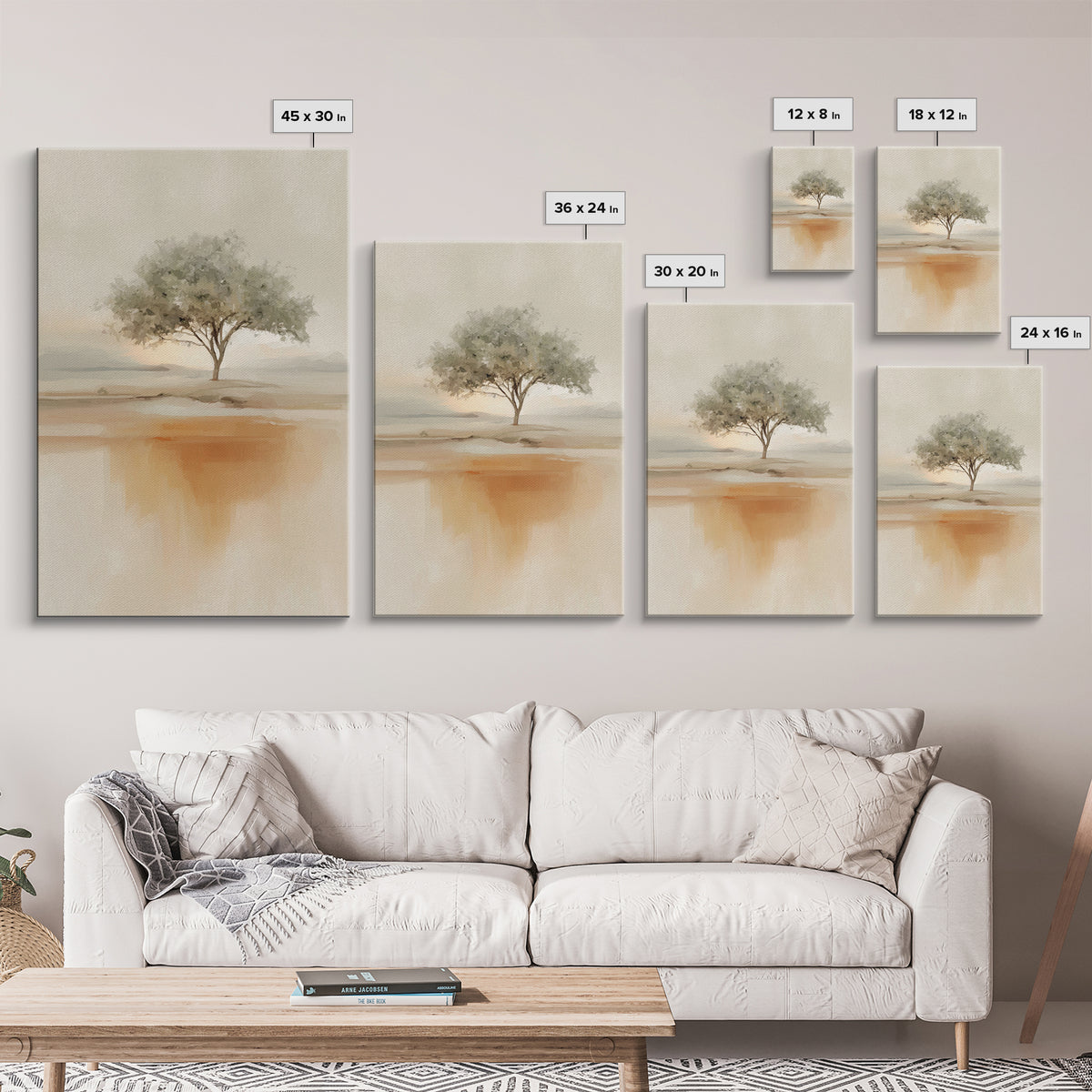 Rooted In Hope | Framed Canvas Print | Christian Wall Art | Christian Art Canvas | Unique Christian Art | Christian Decor | Subtle Christia