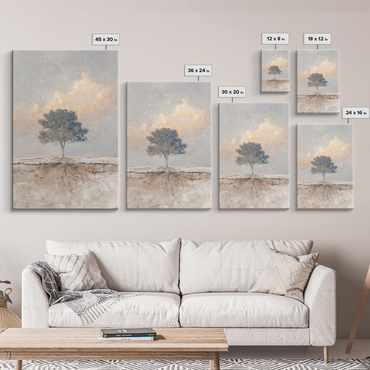Tree Of Promise – Framed Canvas Print – Christian Wall Art – Christian Art Canvas – Christian Art Prints – Unique Christian Art – Christian