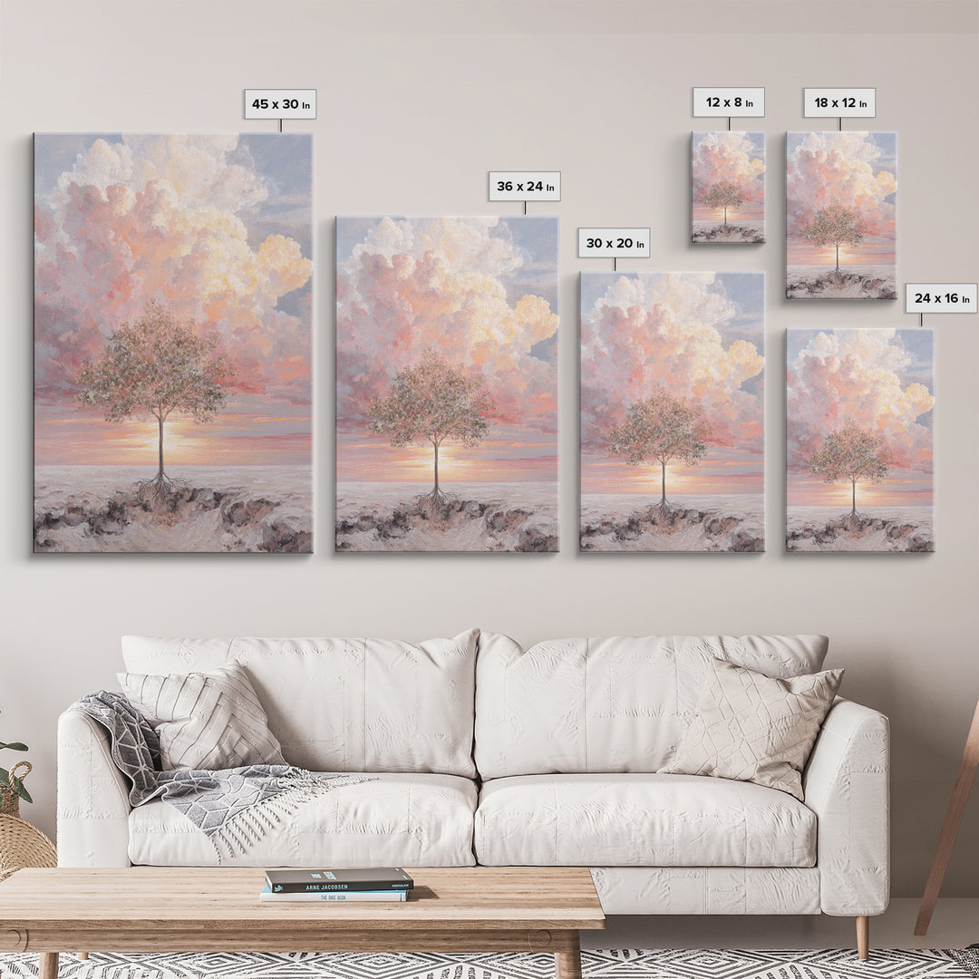 Dawn Of Renewal | Framed Canvas Print | Christian Art Canvas | Christian Wall Art | Christian Art Gift | Modern Christian Art | Christian D