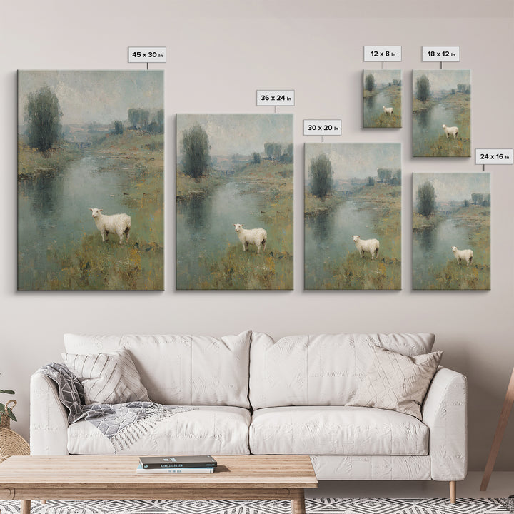 Starlit Pilgrims – Framed Canvas Print – Christmas Art – Christian Art Canvas – Jesus Painting – Christian Christmas Art – Christian Wall A