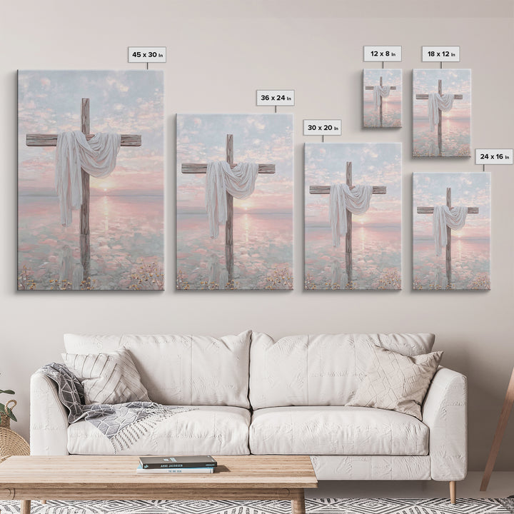 Sacred Horizon – Framed Canvas Print – Christian Wall Art – Christian Art Canvas – Christian Painting – Christian Christmas Art