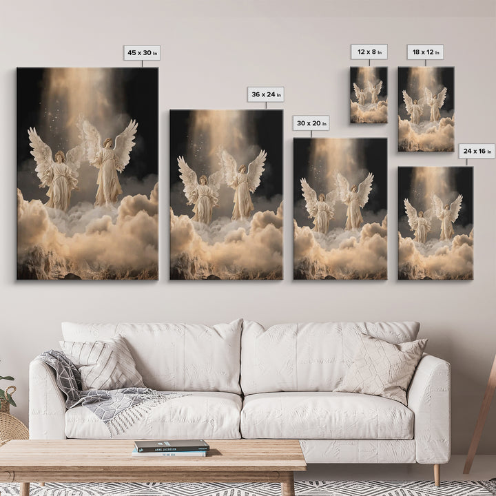 Gloria In Excelsis – Framed Canvas Print – Christian Art Canvas – Christian Wall Art – Christian Christmas Art – Christian Decor – Christma