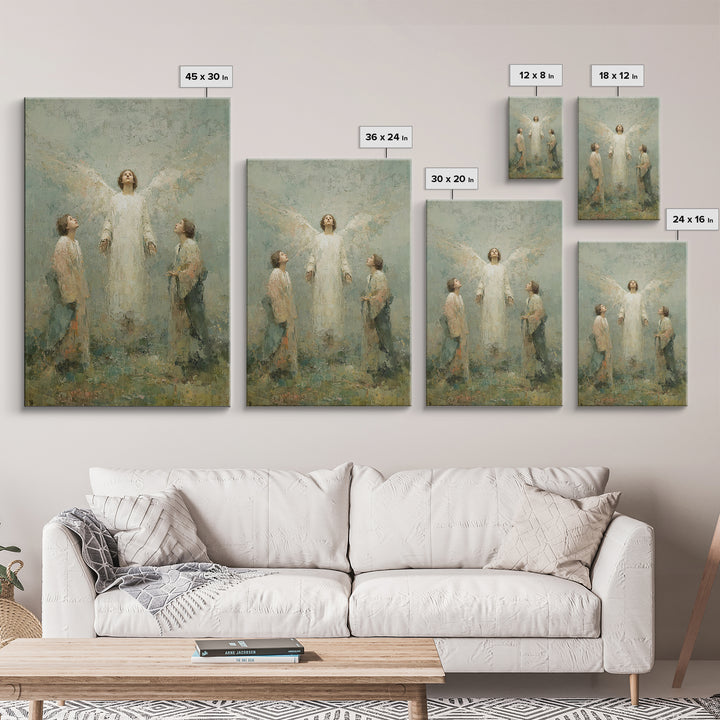 Ascension Light – Framed Canvas Print – Christian Art Canvas – Christian Painting – Christian Wall Art – Christian Decor – Christian Gift