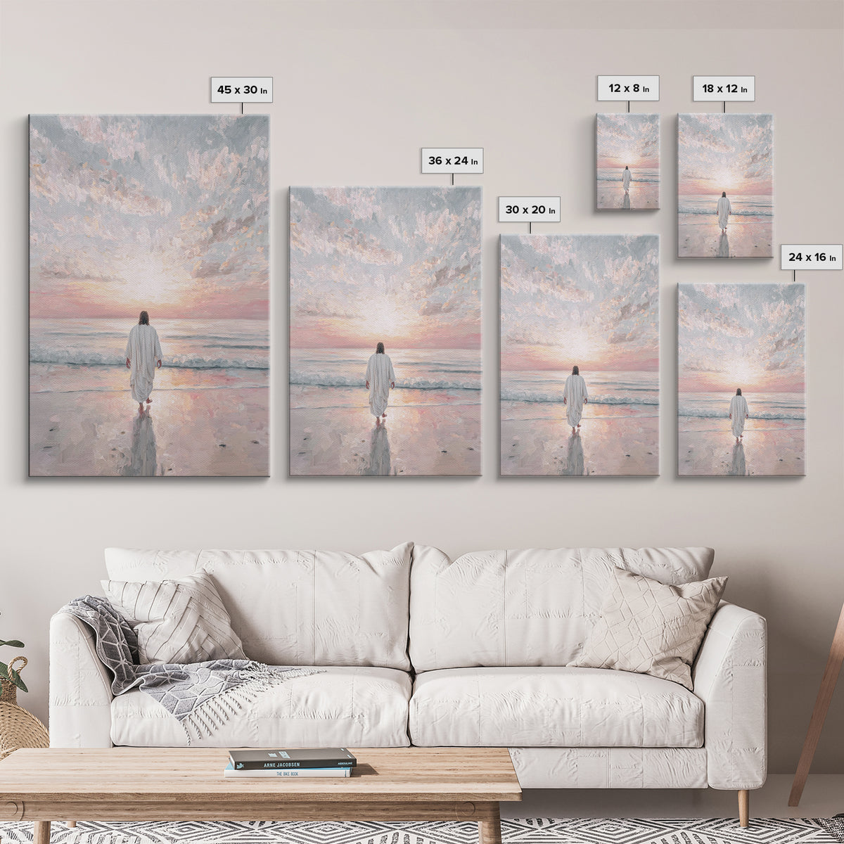 Morning Promise – Framed Canvas Print – Christian Art – Christian Art Canvas – Jesus Painting – Christian Wall Art – Subtle Christian Paint