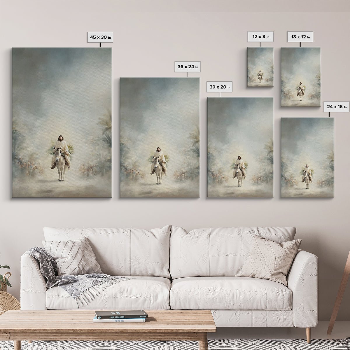 Cloudborne Peace – Framed Canvas Print – Christian Art Canvas – Jesus Painting – Subtle Christian Art – Christmas Wall Art – Christian Deco