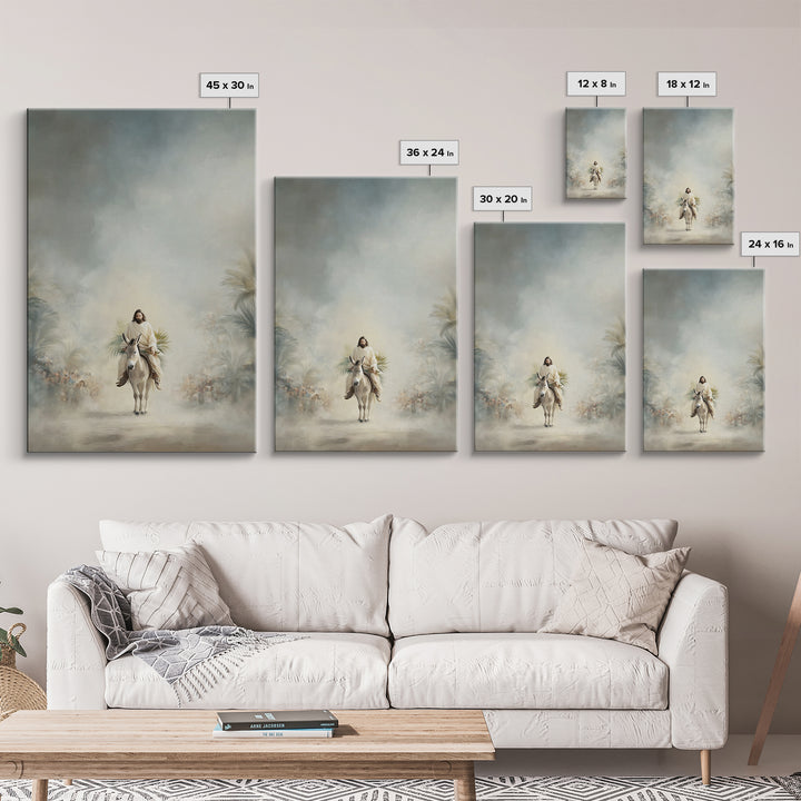Cloudborne Peace – Framed Canvas Print – Christian Art Canvas – Jesus Painting – Subtle Christian Art – Christmas Wall Art – Christian Deco