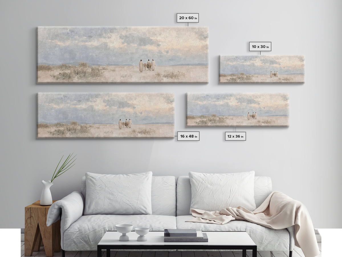 Star of Wonder Sky | Framed Canvas Print | Christian Wall Art | Panoramic Wall Art | Christian Art Canvas | Christmas Art | Jesus Painting