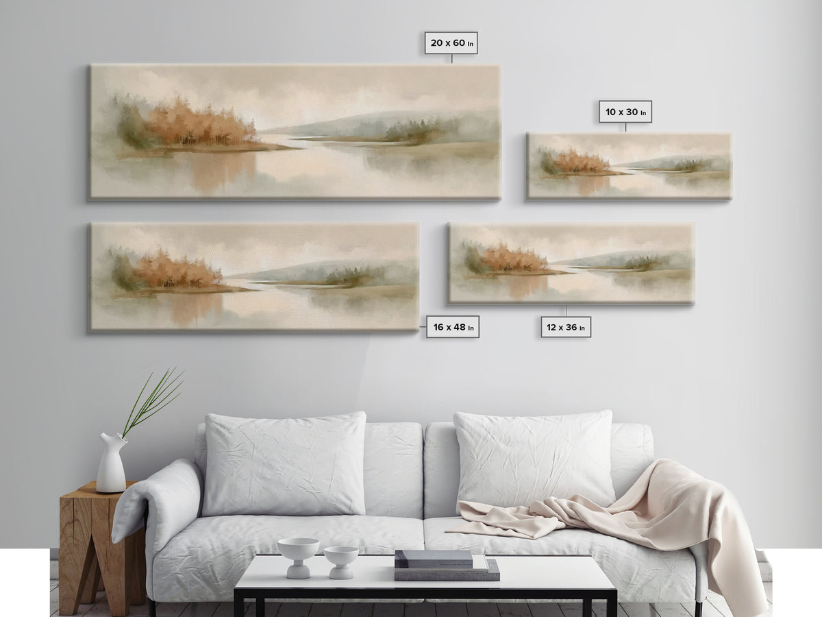 Prairie Prayer Light, Framed Canvas Print, Christian Wall Art, Christian Art Canvas, Christian Painting, Panoramic Frame, Christian Gift