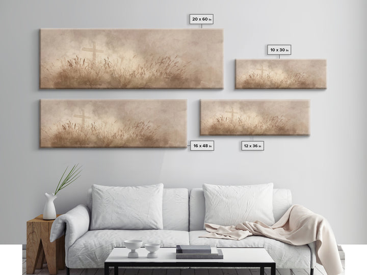 Path To Glory | Framed Canvas Print | Christian Wall Art | Christian Art Canvas | Extra Wide Art | Christian Gift