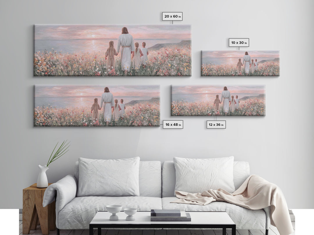 Horizon Of Faith – Framed Canvas Print – Christian Wall Art – Panoramic Art – Jesus Canvas Art – Christian Art Print – Christian Decor – Ch