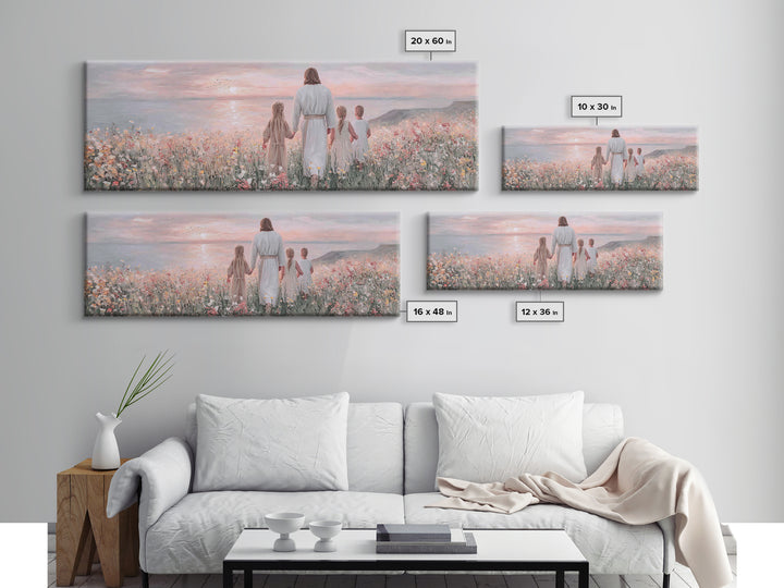 Horizon Of Faith – Framed Canvas Print – Christian Wall Art – Panoramic Art – Jesus Canvas Art – Christian Art Print – Christian Decor – Ch