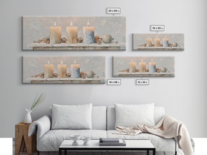 Season Of Hope – Framed Canvas Print – Panoramic Art – Christian Christmas Art – Christian Wall Art – Christian Art Canvas