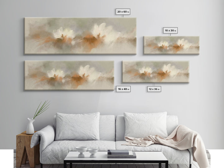 Celestial Children Grace, Framed Canvas Print, Christmas Art Prints, Christian Wall Art, Panoramic Painting, Christian Art Canvas, Christia
