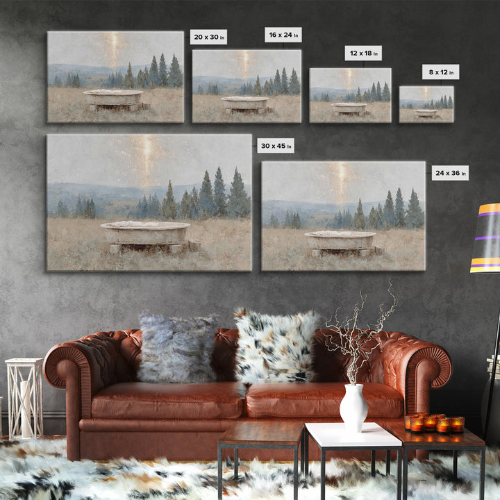 Starborn Dawn | Framed Canvas Print | Christian Christmas Art | Nativity Art | Christian Wall Art | Christian Art Canvas | Christmas Art Pr