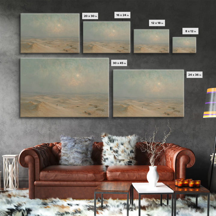 Sacred Horizon – Framed Canvas Print – Christian Christmas Art – Christian Wall Art – Christian Art Canvas – Christmas Art – Christian Gift