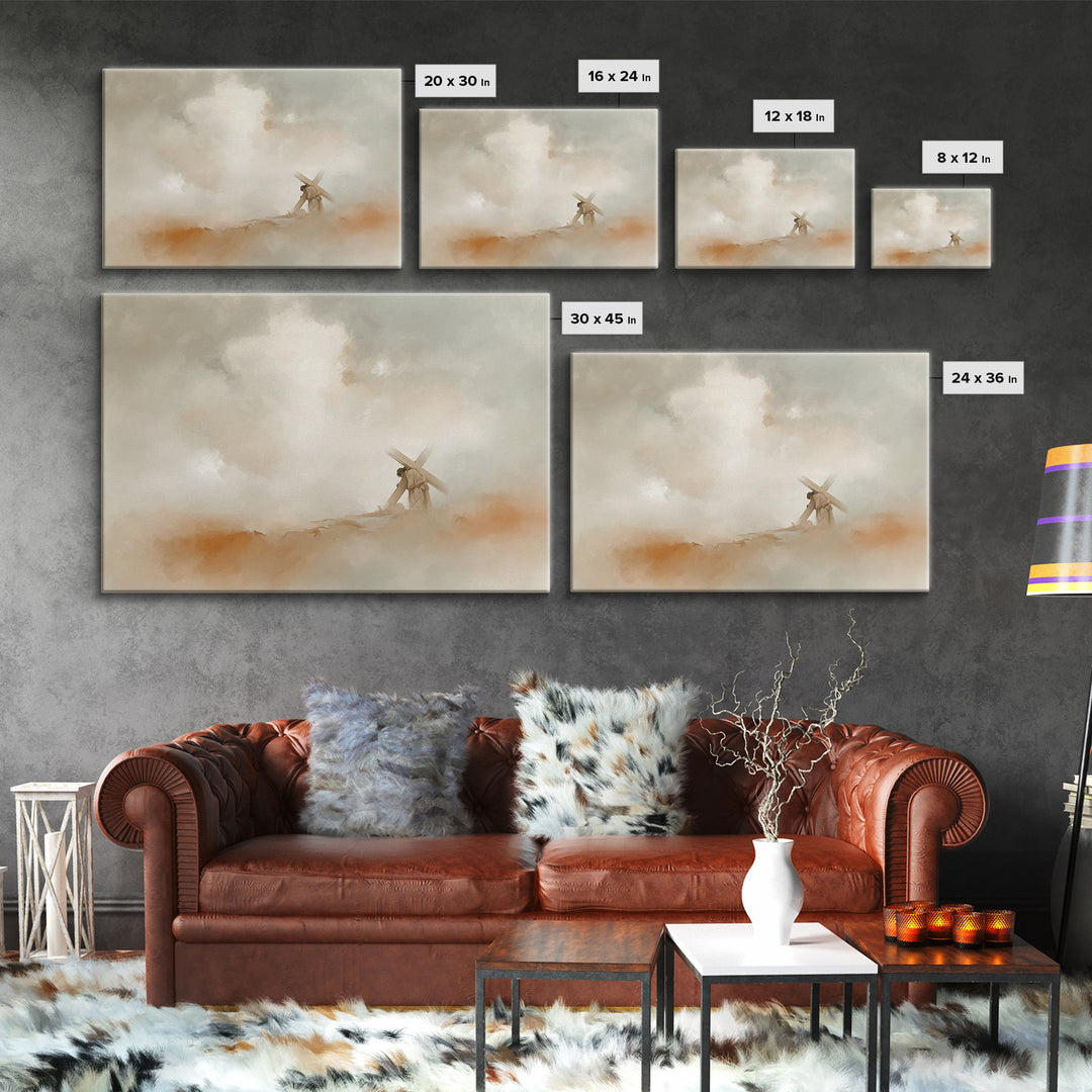 Path Of Sacrifice | Framed Canvas Print | Christian Paintings | Jesus Art Print | Christian Wall Art | Large Christian Painting | Christian