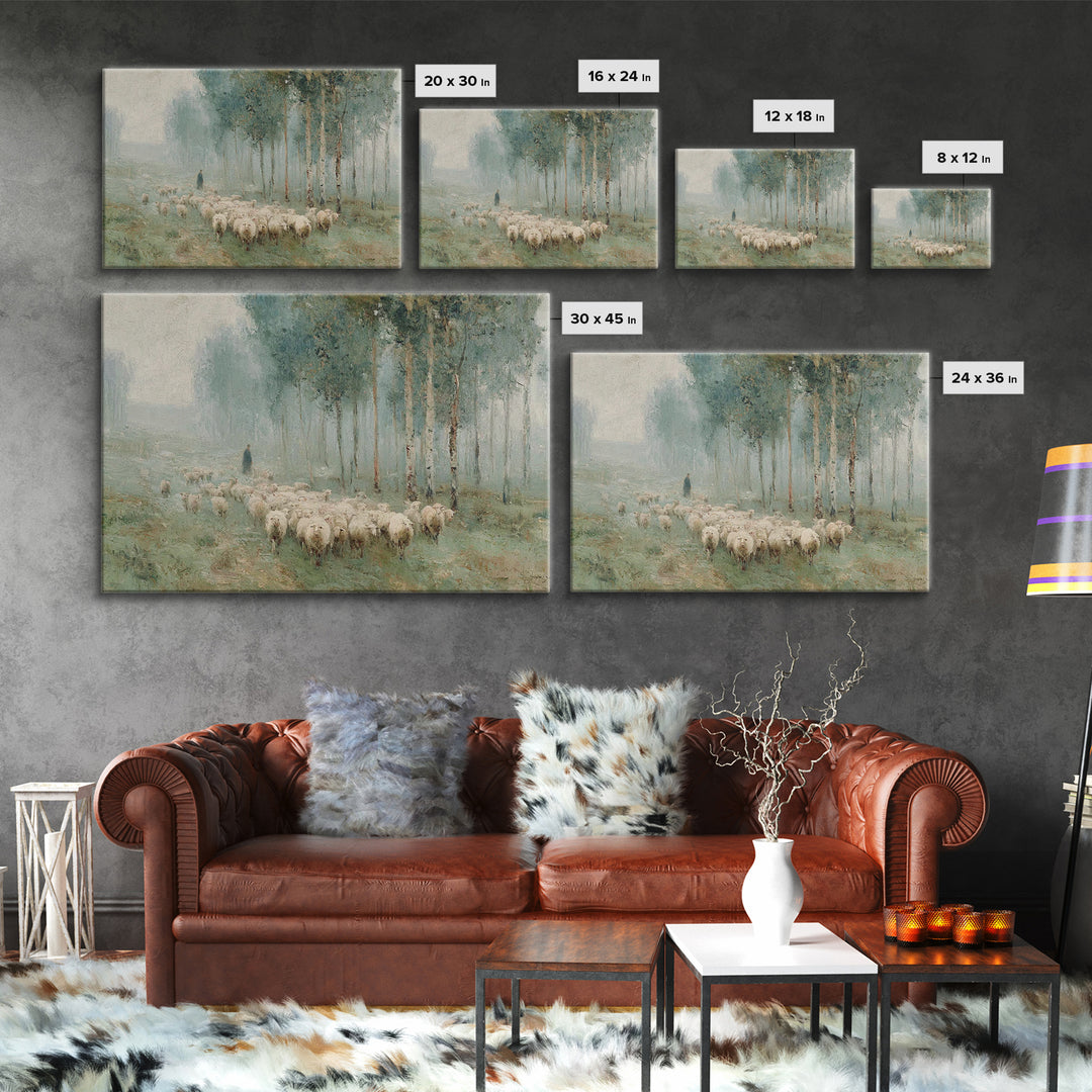 Forest Calling – Framed Canvas Print – Christian Wall Art – Christian Art Canvas – Christian Painting – Unique Christian Art