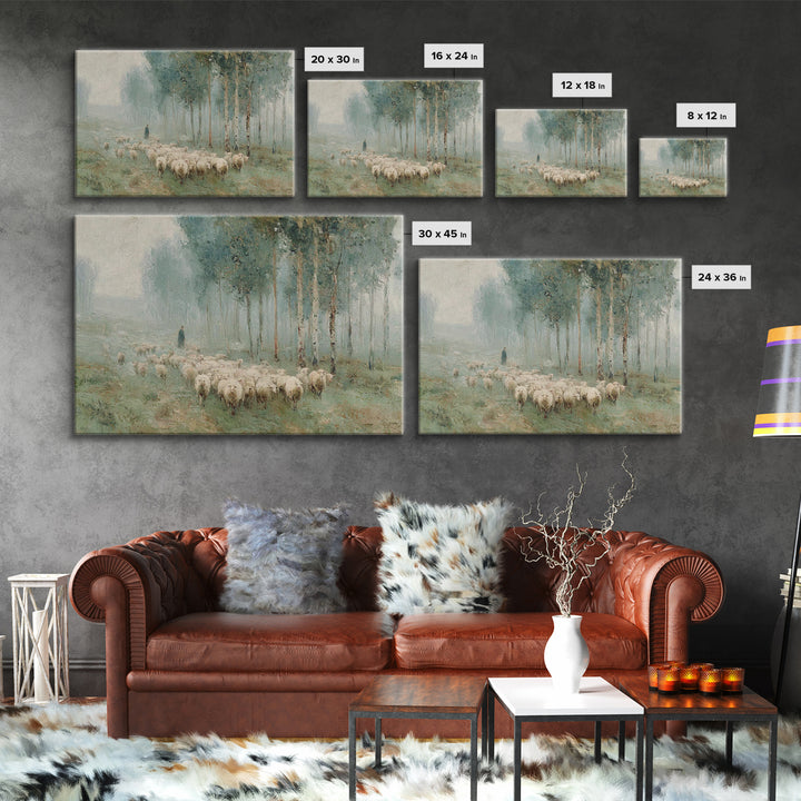 Forest Calling – Framed Canvas Print – Christian Wall Art – Christian Art Canvas – Christian Painting – Unique Christian Art