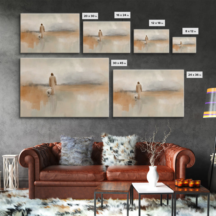 Cloudborne Mercy, Framed Canvas Print, Christian Art Canvas, Jesus Painting Canvas, Large Christian Painting, Christian Wall Art, Christian