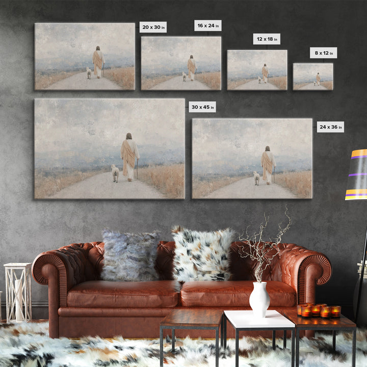 Morning Of Mercy – Framed Canvas Print – Christian Christmas Art – Christian Wall Art – Christian Art Canvas – Jesus Painting – Christian D