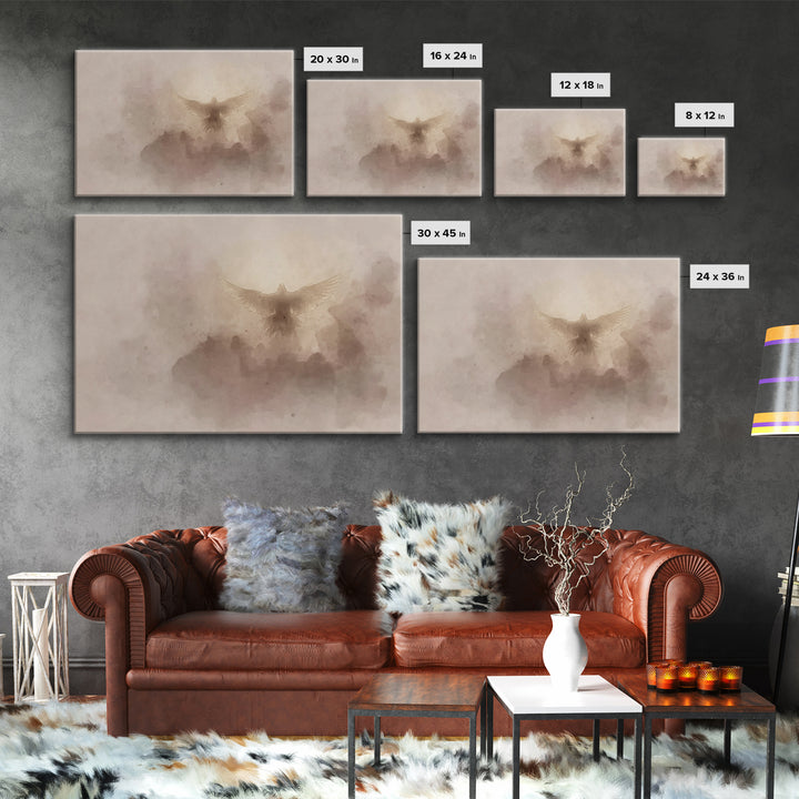 Spirit Of Dawn – Framed Canvas Print – Christian Wall Art – Christian Art Canvas – Christian Art – Christmas Art – Christian Decor