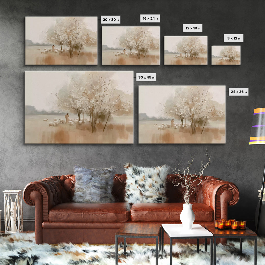 Angel Of Dawn – Framed Canvas Print – Christian Wall Art – Christian Art Canvas – Modern Christian Art – Christmas Art Prints – Christian G