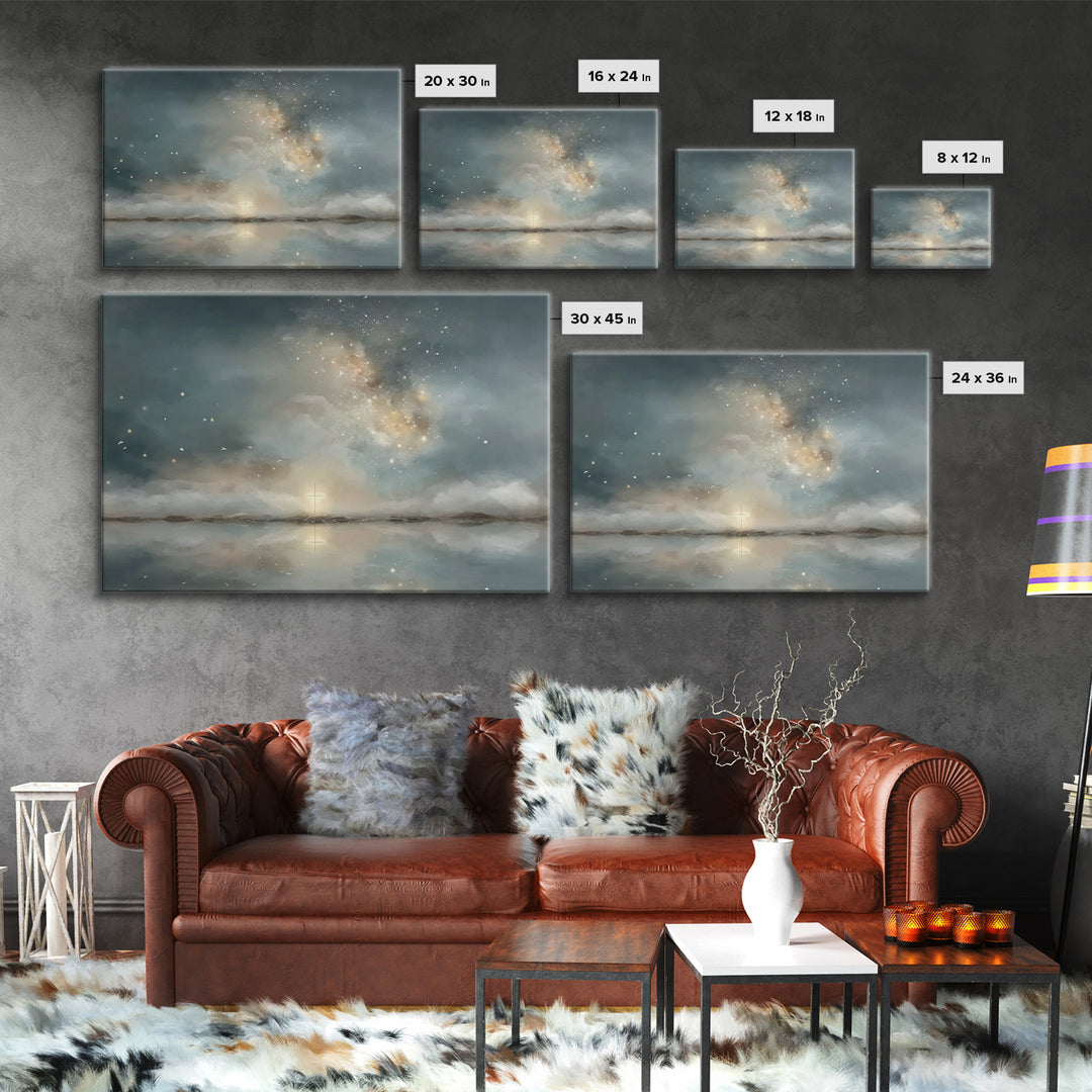 Childlike Wonder – Framed Canvas Print – Christian Art Print – Christian Wall Art – Christmas Art Prints – Christian Art Canvas – Christian