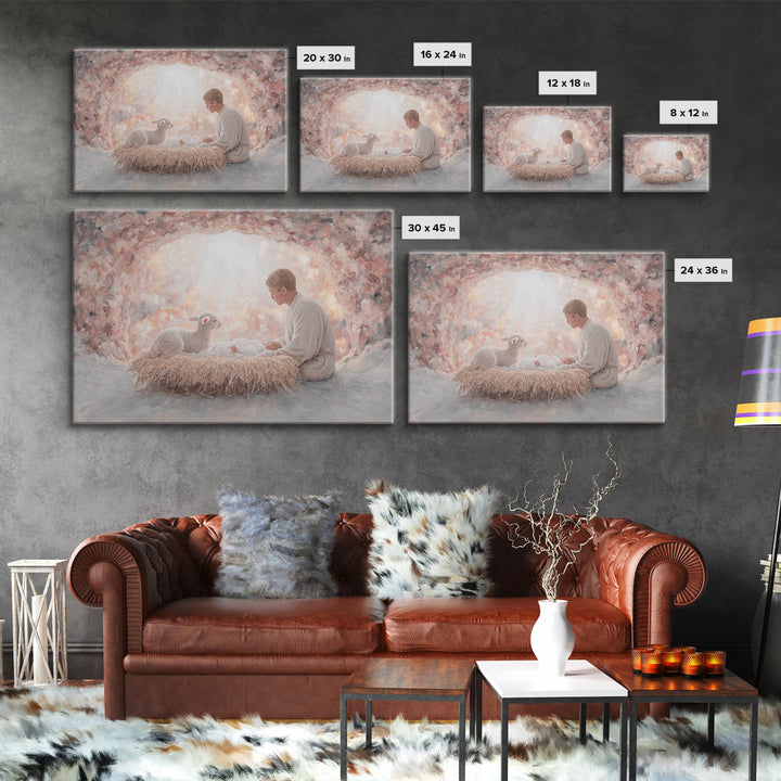 Hands Of Glory – Framed Canvas Print – Christian Art – Christian Wall Art – Unique Christian Art – Christian Art Canvas – Christian Art Wor