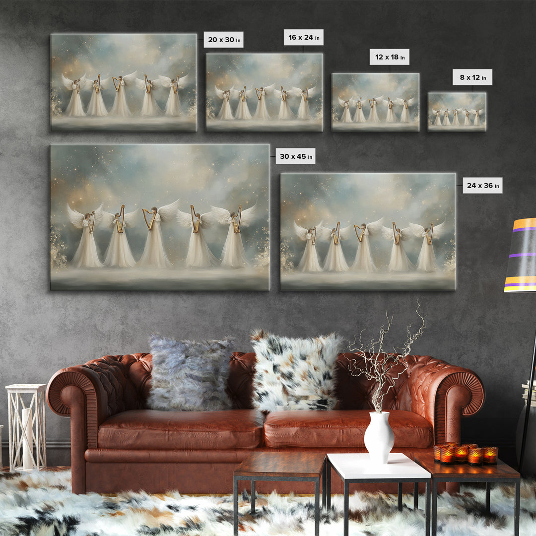 Storm Walk – Framed Canvas Print – Christian Wall Art – Jesus Painting – Christian Art Canvas – Moody Christian Art – Christian Gift Ideas