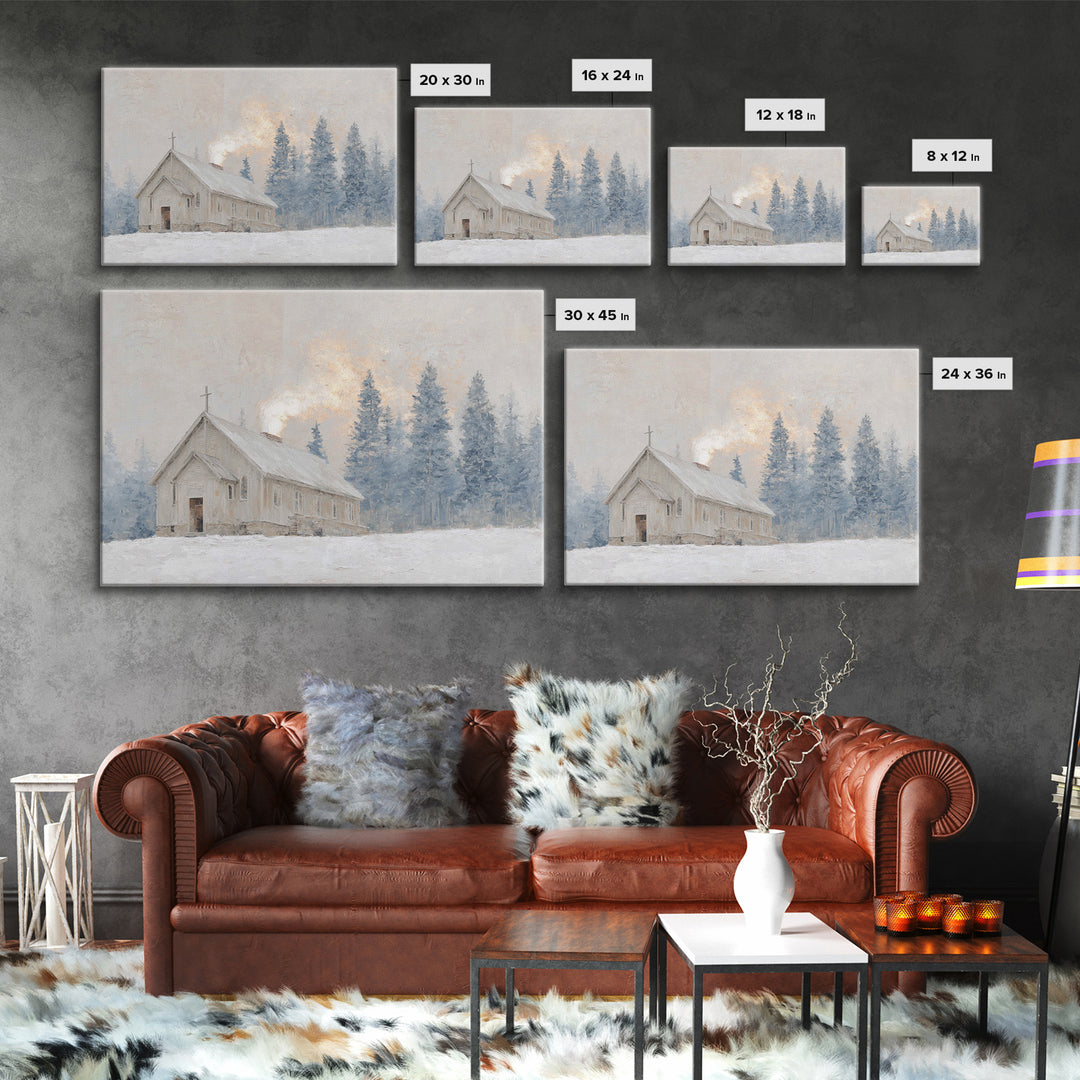 Eternal Horizon Step, Framed Canvas Print, Jesus Painting Canvas, Christian Art, Large Christian Painting, Christian Wall Art