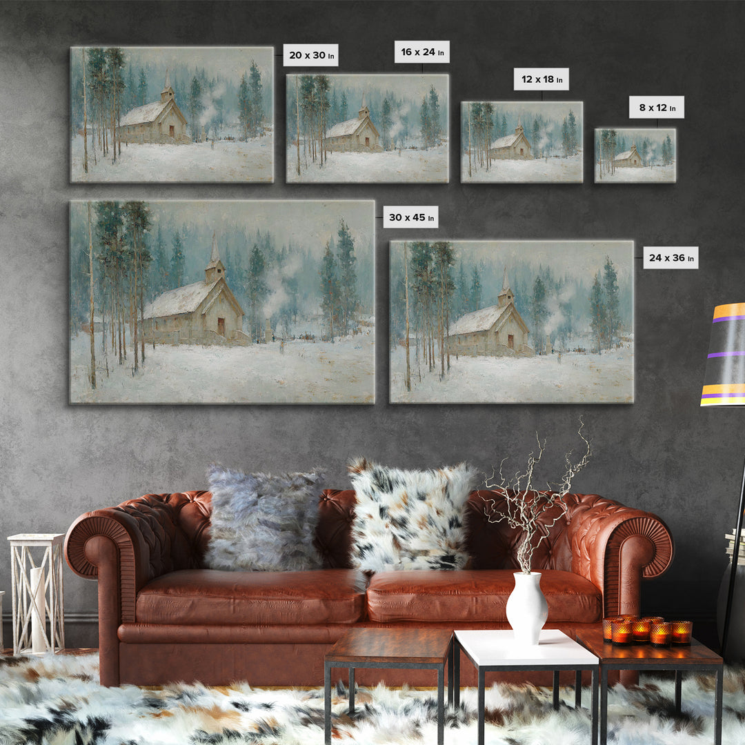 Heaven’s Ember Trail | Framed Canvas Print | Jesus Art Print | Christian Wall Art | Christian Art Canvas | Moody Christian Art | Large Jesu