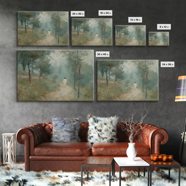 Journey of Faith – Framed Canvas Print – Christian Wall Art – Christian Art Canvas – Christian Decor – Modern Christian Art
