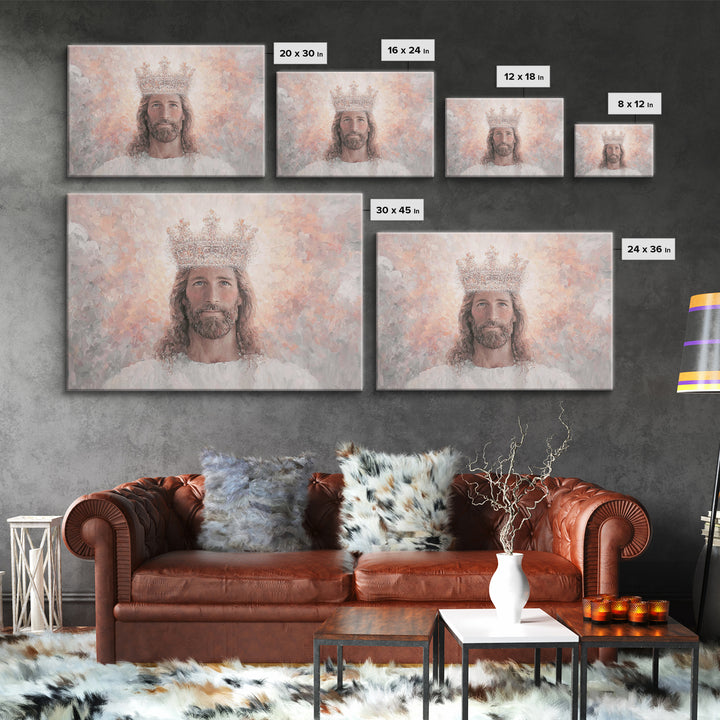 Sovereign Grace | Framed Canvas Print | Christian Wall Art | Christian Art Canvas | Modern Christian Painting | Christian Gift | Jesus Art