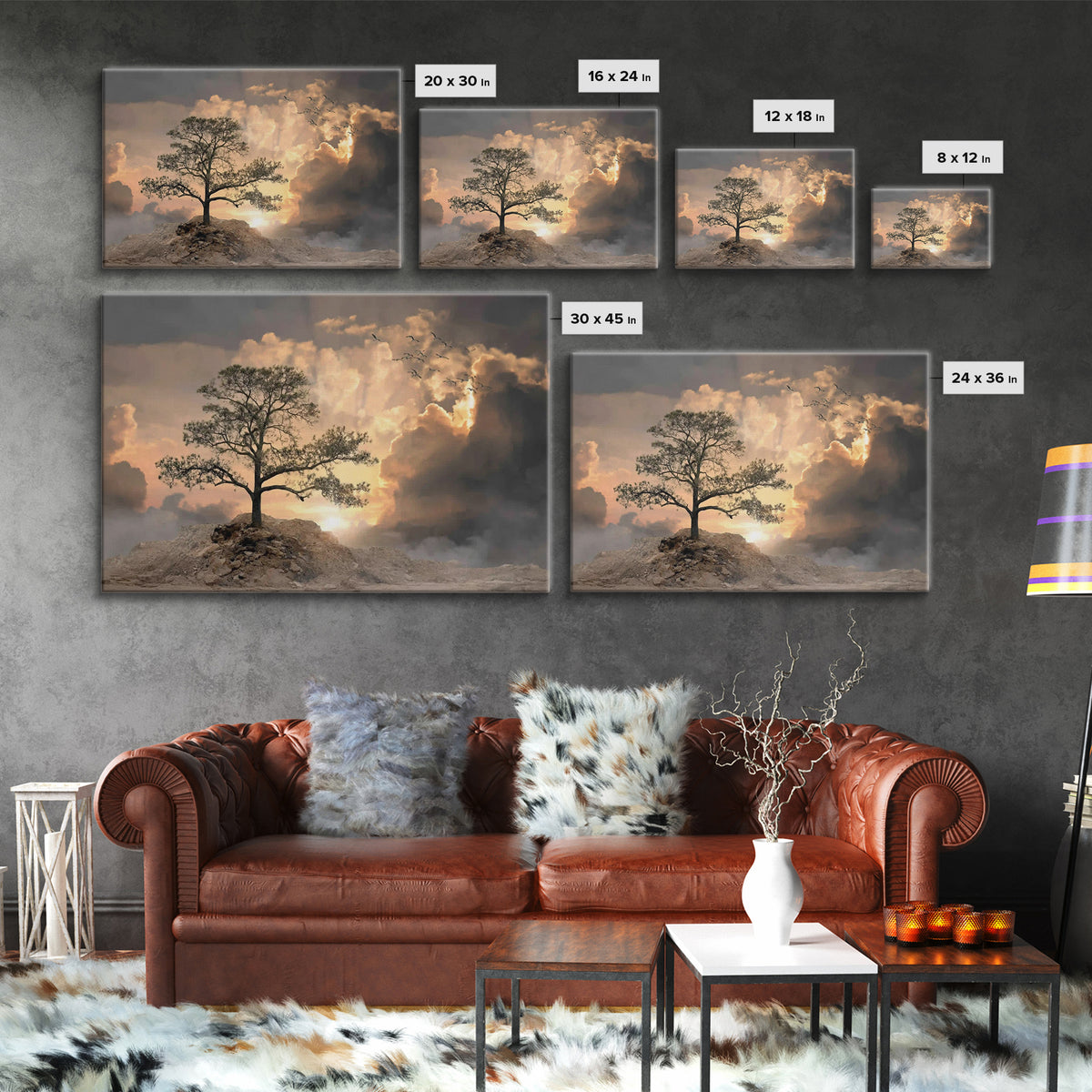 Dawn Of Renewal - Framed Canvas Print - Christian Art Canvas - Christian Wall Art - Christian Gift - Unique Christian Art - Moody Christian