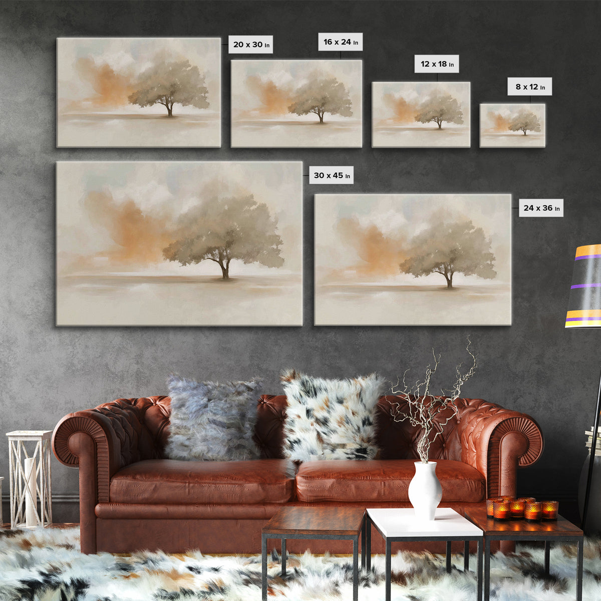 Desert Bloom | Framed Canvas Print | Christian Art Canvas | Christian Decor | Christian Wall Art | Modern Christian Art