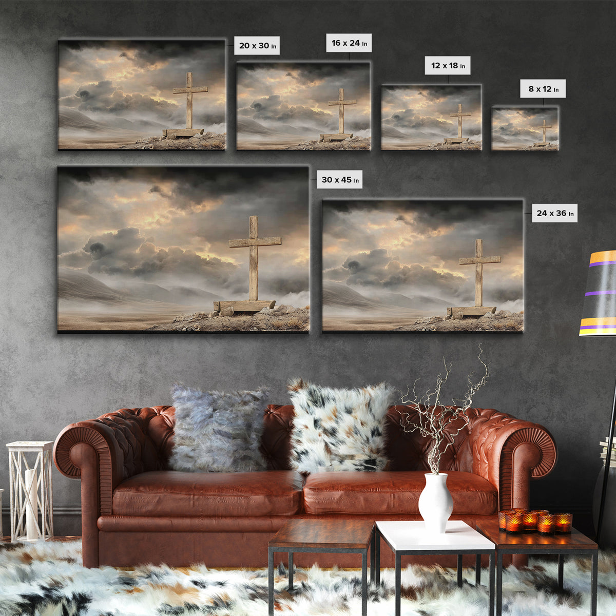 Dawn Of Mercy – Framed Canvas Print – Christian Wall Art – Christian Art Canvas – Christian Decor – Christian Gift
