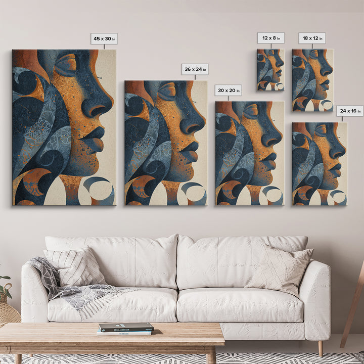 Large Sweeping Black Ink Gesture Like a Canvas Print, Calligraphy Art, Art, Living Room Decor, Script, Unique Wall Art, CAL-2x3-9