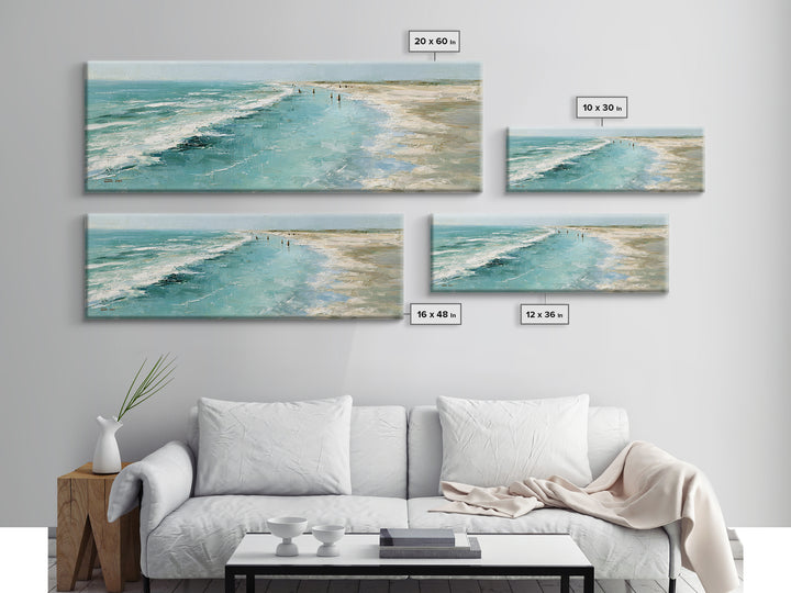 Aerial Sandbar with Turquoise Water Framed Canvas Print, Coastal Art, Coastal Prints, Coastal Decor, Fine Art, Coastal, COA-3x1-69