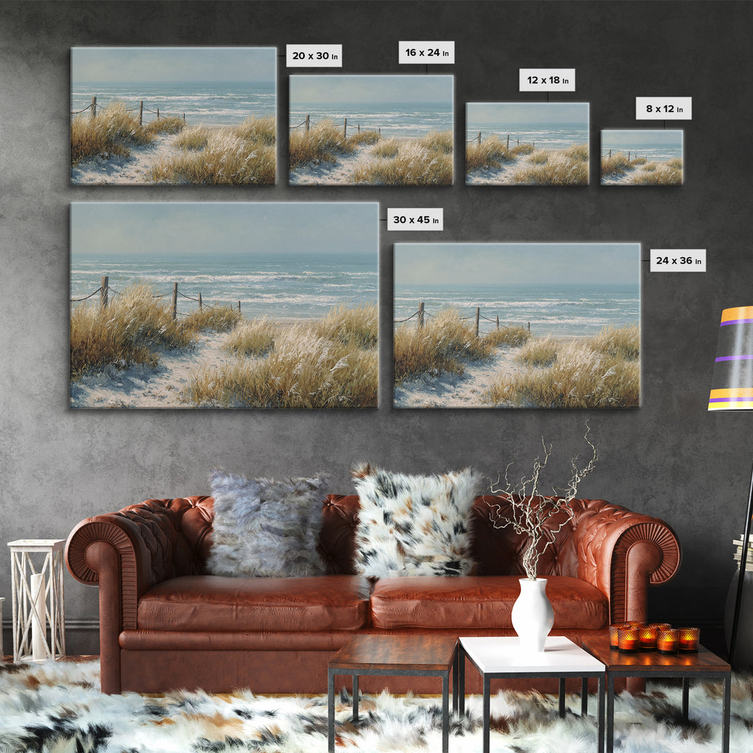 Coastal Grasses Moving Canvas Print, Coastal Art, Beach Decor, Coastal Decor, Fine Art, Coastal, Gallery Decor, Neutral Decor, COA-3x2-32